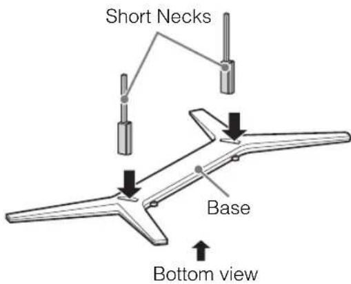 SONY Bravia KD84X9000 - Attaching the Table-Top Stand - 4