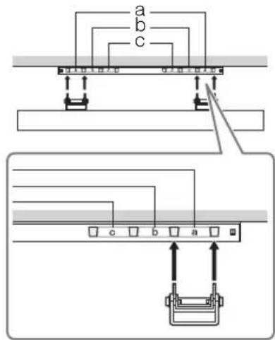 SONY Bravia KD84X9000 - Hook location - 3
