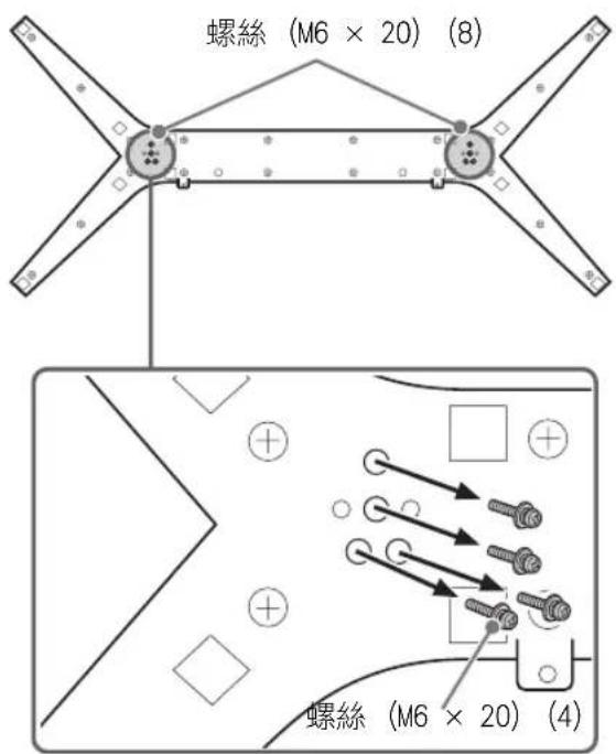 SONY Bravia KD84X9000 - 安装桌面底座 - 2