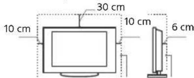 SONY Bravia KD43XF7077 - Ventilación - 2