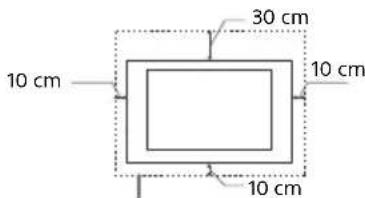 SONY Bravia KD43XF7077 - Aération - 1