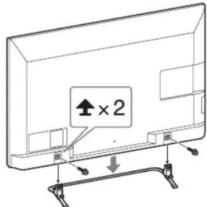 SONY Bravia KDL47R500A - 1: 安装台式底座 - 1