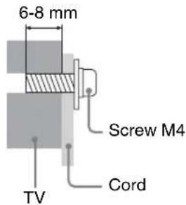 SONY Bravia KDL47R500A - 3: Preventing the TV from toppling over - 3