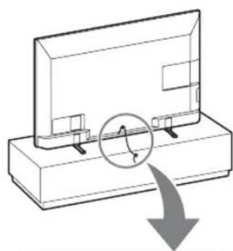SONY Bravia KDL47R500A - 3: Preventing the TV from toppling over - 1