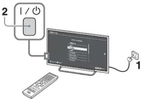 SONY Bravia KDL47R500A - 4: 进行初始设定 观看电视 - 1