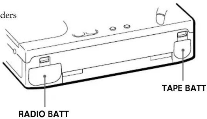 ders RADIO BATT TAPE BATT