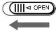 SONY ICFSW1000T - Deslize OPEN e insira uma - 1