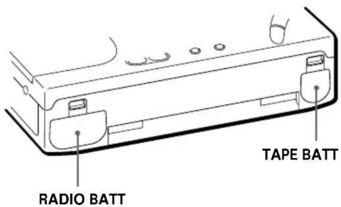 RADIO BATT TAPE BATT