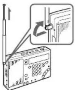 Diagram showing a device with a sensor and a close-up of its internal components, likely illustrating a signal or measurement setup.