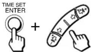 TIME SET ENTER +
