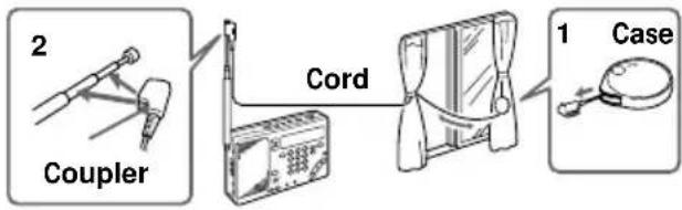 SONY ICFSW1000T - For the compact antenna (AN-71) supplied with ICF-SW1000T - 1