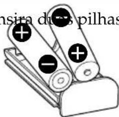 nsira dus pilhas + - +