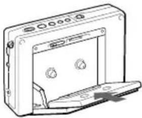SONY ICFSW1000T - Skjut OPEN i pilens riktning och - 2