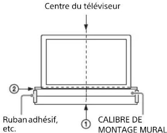 SONY HTS700RF - Fixation de l'enceinte-barre au mur - 3