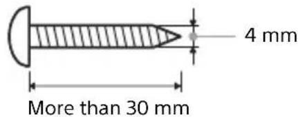 SONY HTS700RF - Mounting the Surround Speakers on a Wall - 1