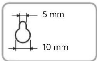 SONY HTS700RF - Fixation des enceintes surround au mur - 2