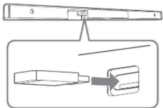 SONY HTCT291 - Verbinden Sie das USB-Gerät mit der Buchse (USB). - 1