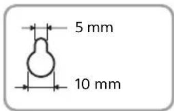 SONY HTS500RF - Fixation de l'enceinte-barre au mur - 2
