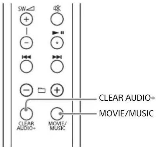 SONY HTMT301 - Ajuste del efecto de sonido concebido para cada fuente de sonido - 1