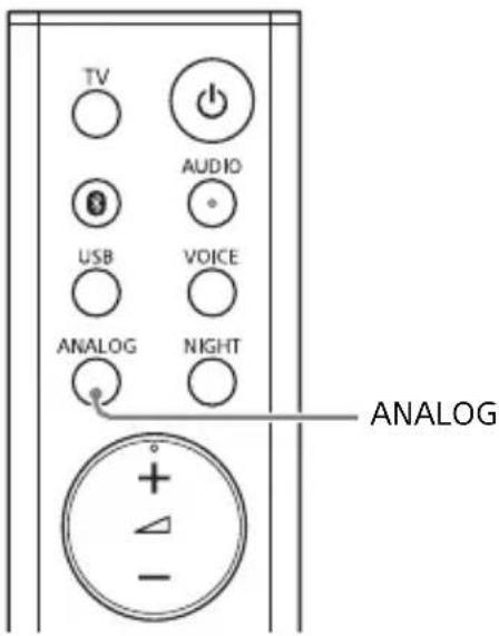 SONY HTMT301 - De dampingsfunctie instellen voor de ANALOG IN en TV IN (OPTICAL) aansluitingen - 1