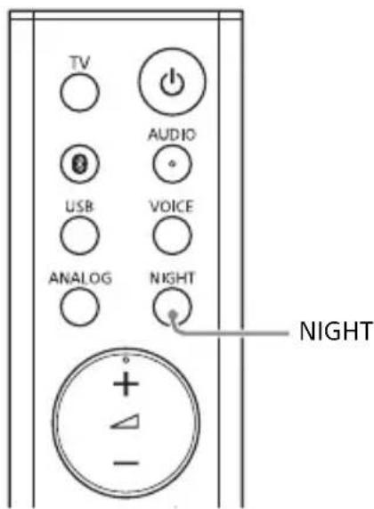 SONY HTMT301 - 's Avonds genieten van heldere geluiden bij een lager voluminiveau (NIGHT) - 1