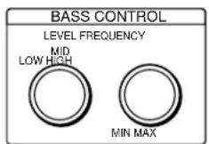 SONY SAPSD5 - Making fine adjustment of the bass sound - 1