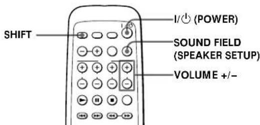 SONY SAPSD5 - Określanie parametrów kolumn głośnikowych - 1