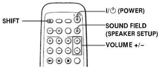 SONY SAPSD5 - Ange högtalarparametrarna - 1