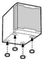 SONY SAPSD5 - Fissaggio dei diffusori - 1