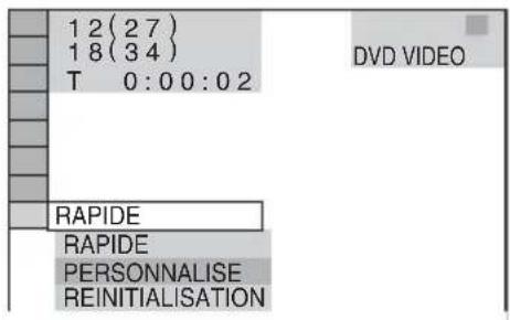 SONY DAVDZ850KW - Appuyez sur ↑/↓ pour sélectionner [REGLAGE], puis appuyez sur ⊕. - 1