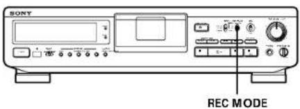 SONY DTCZE700 - Ajuste del modo de grabación - 1