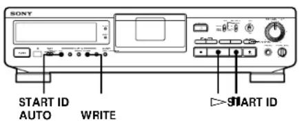 SONY DTCZE700 - Writing Start IDs During Recording - 1