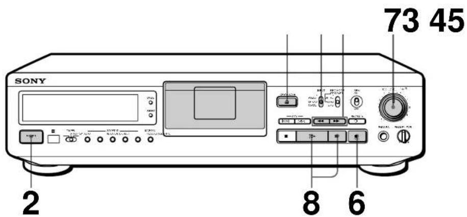 SONY DTCZE700 - Gravação de cassetes DAT - 1