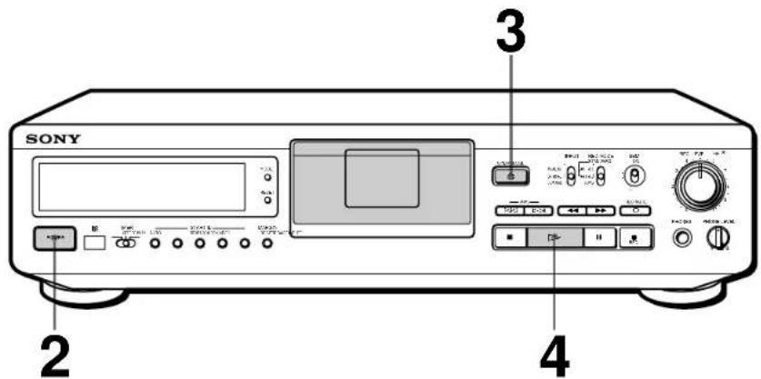 SONY DTCZE700 - Lecture d'une cassette DAT - 1
