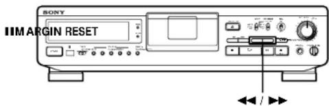 SONY DTCZE700 - Localization del final de la parte grabada (Búsqueda de fin) - 1
