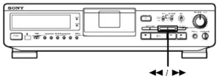 SONY DTCZE700 - Localisation de la fin de l'enregistrement précédent (recherche de fin) - 1
