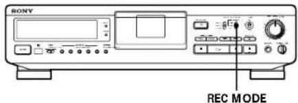 SONY DTCZE700 - Setting the Recording Mode - 1