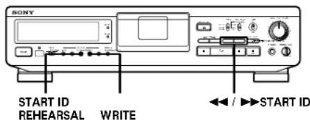SONY DTCZE700 - Writing Start IDs During Playback - 1