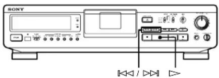 SONY DTCZE700 - Locating a Track (AMS*/Direct Access) - 1