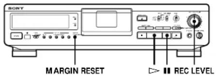 SONY DTCZE700 - Réglage du niveau d'enregistrement pour l'enregistrement analogique - 1