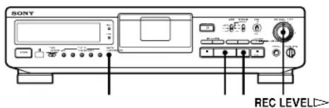 SONY DTCZE700 - Adjusting the Recording Level for Analog Recording - 1