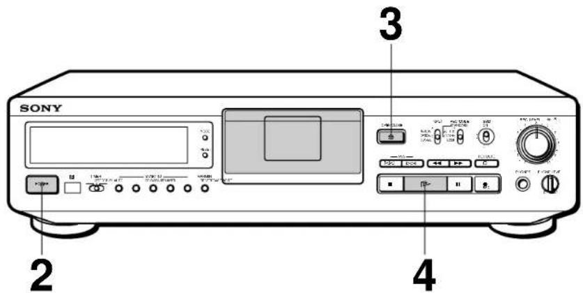 SONY DTCZE700 - Reprodução de cassetes DAT - 1