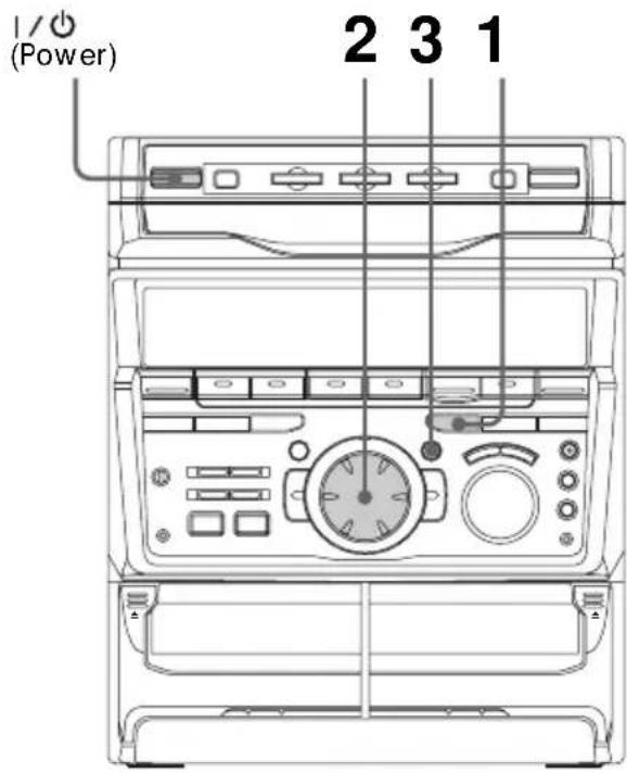 SONY MHCGRX30J - Selecting the audio emphasis - 1