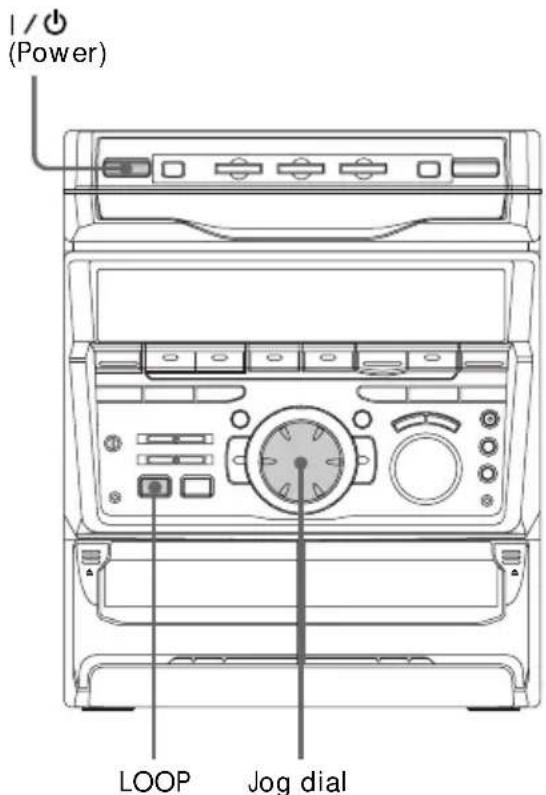 SONY MHCGRX30J - Looping part of a CD - 1