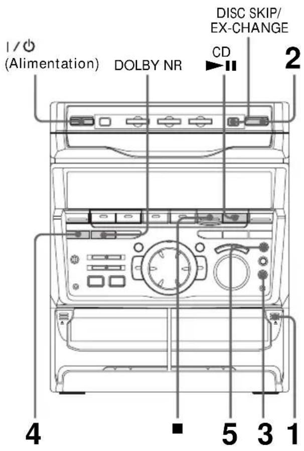 SONY MHCGRX30J - Enregistrement d'un CD - 1
