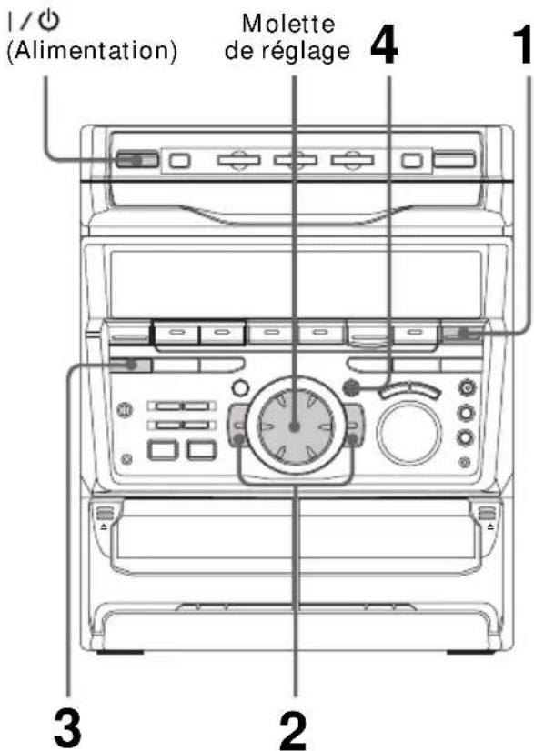 SONY MHCGRX30J - Etape 3: PréRéglage de stations radio - 1