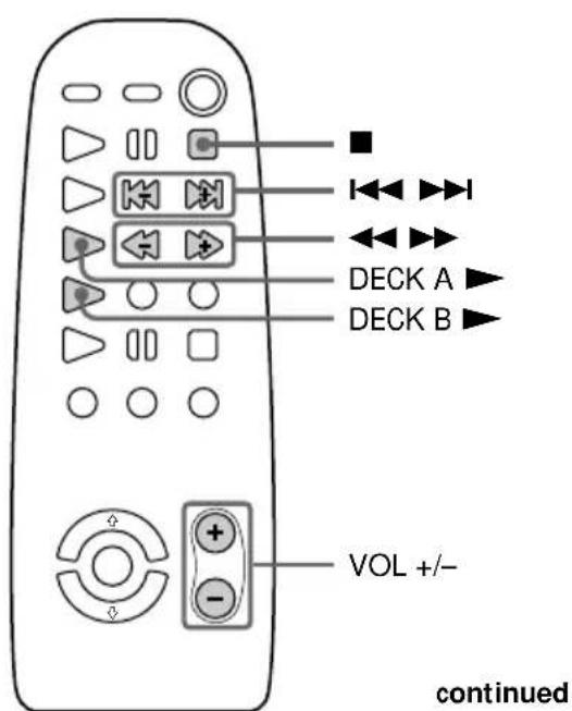 SONY MHCGRX30J - Playing a tape - 2