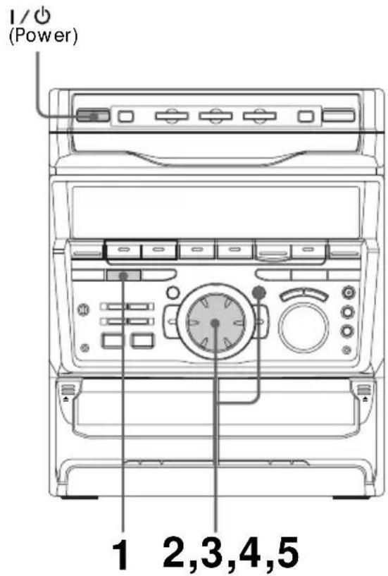 SONY MHCGRX30J - Locating a station by program type (PTY) - 1