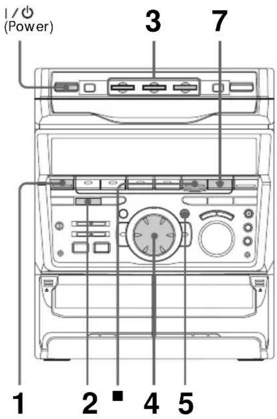 SONY MHCGRX30J - Programming the CD tracks - 1