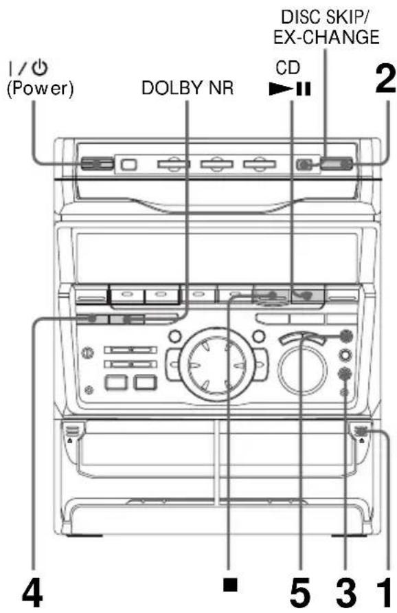 SONY MHCGRX30J - -CD Synchro Recording - 1